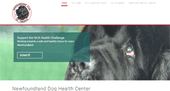 Desktop Screenshot of newfdoghealth.org